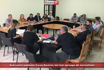 Sud-vestul județului Caraș-Severin, tot mai aproape de normalitate