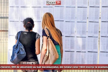 În Caraș-Severin, 959 de absolvenți au luat bacalaureatul, din totalul celor 1844 înscriși la examenul vieții!