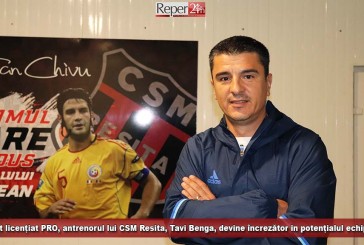 Proaspăt licențiat PRO, antrenorul lui CSM Resita, Tavi Benga, devine încrezător in potențialul echipei sale!