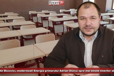 Liceul din Bozovici, modernizat! Energia primarului Adrian Stoicu spre mai binele tinerilor almăjeni!