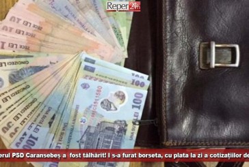 Trezorierul PSD Caransebeș a  fost tâlhărit! I s-a furat borseta cu plata la zi a cotizațiilor de partid!