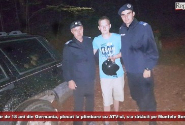 Tânăr de 18 ani din Germania, plecat la plimbare cu ATV-ul, s-a rătăcit pe Muntele Semenic!