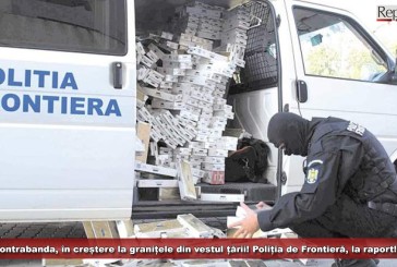 Contrabanda, în creștere la frontierele din vestul țării! Traficanții de țigări, foarte activi în special la Moldova Veche!