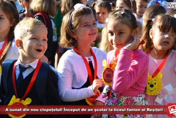 A sunat din nou clopoțelul! Început de an școlar la liceul fanion al Reșiței!