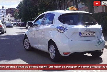 Primul taximetru electric circulă pe străzile Reșiței! „Ne dorim un transport în comun prietenos cu mediul”!
