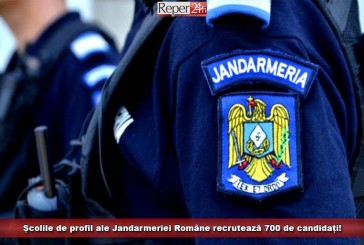 Școlile de profil ale Jandarmeriei Române recrutează 700 de candidați!