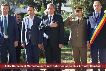 Felix Borcean și Marcel Vela, reuniți sub tricolor de ziua Armatei Române!
