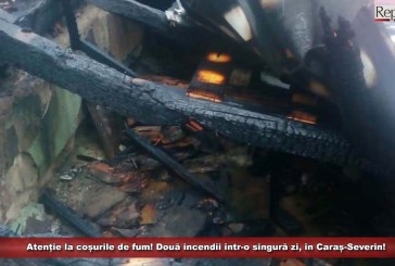 Atenție la coșurile de fum! Două incendii într-o singură zi, în Caraș-Severin!