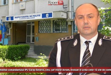 Managementul comandantului IPJ Caraș-Severin, cms. șef Viorel Avram, evaluat în urma celor 12 zile de control IGPR!