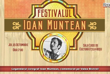 Legendarul coregraf Ioan Muntean, comemorat pe Valea Bistrei!