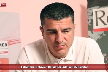 Antrenorul Octavian Benga renunță la CSM Reșița!
