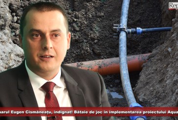 Primarul Eugen Cismăneațu, indignat! Bătaie de joc în implementarea proiectului Aquacaraș! Consiliul Județean stă cu mâna în sân?