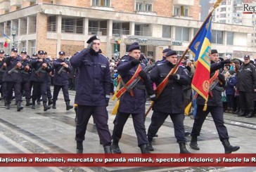 Ziua Națională a României, marcată cu paradă militară, spectacol folcloric și fasole la Reșița!