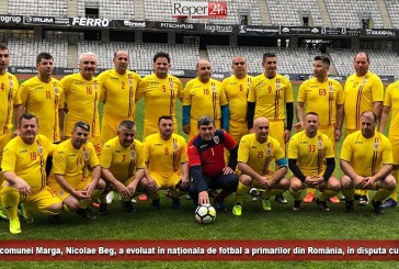 Primarul comunei Marga, Nicolae Beg, a evoluat în naționala de fotbal a primarilor din România, în disputa cu Moldova!