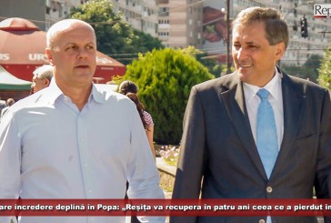 Marcel Vela are încredere deplină în primarul Popa: „Reșița va recupera în patru ani ceea ce a pierdut în 26”!