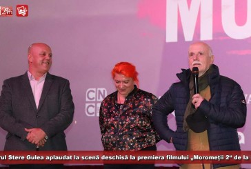 Regizorul Stere Gulea, aplaudat la scenă deschisă la premiera filmului „Moromeții 2“ de la Reșița!