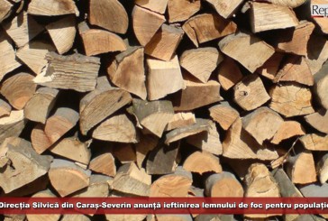 Direcția Silvică din Caraș-Severin anunță ieftinirea lemnului de foc pentru populație!