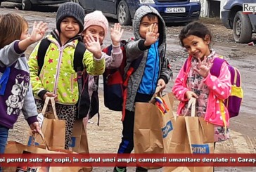 Ghete noi pentru sute de copii, în cadrul unei ample campanii umanitare derulate în Caraș-Severin!