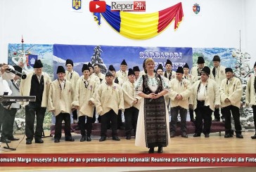 Primarul comunei Marga reușește la final de an o premieră culturală națională! Reunirea artistei Veta Biriș și a Corului din Finteușu Mare, pe aceeași scenă!