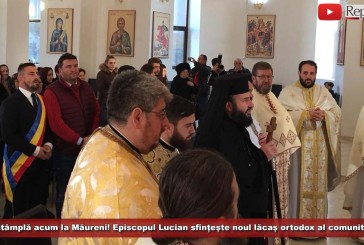 Se-ntâmplă acum la Măureni! Episcopul Lucian sfințește noul lăcaș ortodox al comunității!