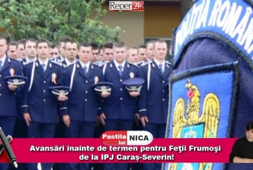 Avansări înainte de termen pentru Feţii Frumoşi de la IPJ Caraș-Severin!