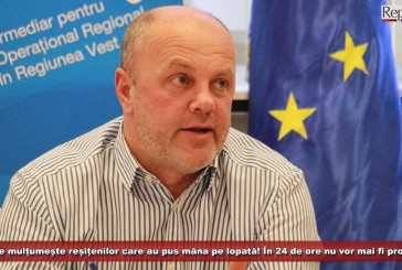 Popa le mulțumește reșițenilor care au pus mâna pe lopată în ultimele zile! În 24 de ore nu vor mai fi probleme pe străzile laterale!