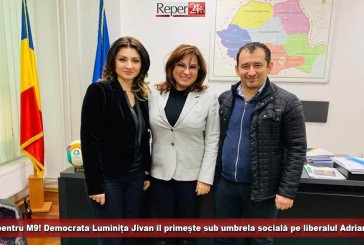 Sprijin pentru M9! Democrata Luminița Jivan îl primește sub umbrela socială pe liberalul Adrian Torma!