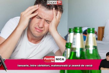 Ianuarie, între sărbători, mahmureală şi zeamă de varză