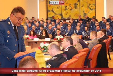Jandarmii cărășeni și-au prezentat bilanțul de activitate pe 2018