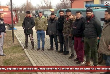 16 migranți, depistați de polițiști pe raza județului Caraș-Severin! Au intrat în țară cu ajutorul unui cetățean sârb!