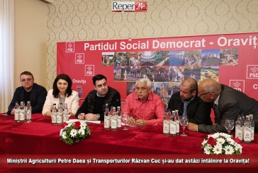 Miniștrii Agriculturii Petre Daea și Transporturilor Răzvan Cuc și-au dat astăzi întâlnire la Oravița!