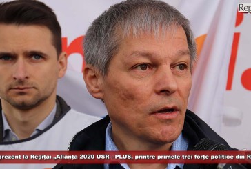 Dacian Cioloș, prezent la Reșița: „Alianța 2020 USR – PLUS, printre primele trei forțe politice din România”