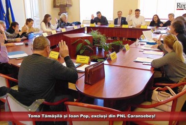 Consilierii locali Toma Tămășilă și Ioan Pop, excluși din PNL Caransebeș!
