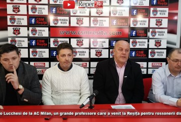 Massimo Lucchesi de la AC Milan, un grande professore care a venit la Reșița pentru rossonerii din Banat!