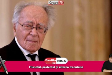 Filosoful, protestul și uitarea trecutului