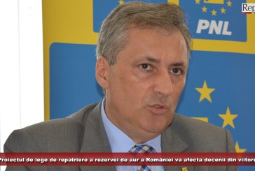 „Proiectul de lege de repatriere a rezervei de aur a României va afecta decenii din viitorul țării”, susține Marcel Vela!