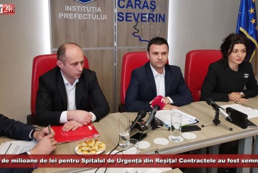 70 de milioane de lei pentru Spitalul Județean de Urgență din Reșița! Contractele au fost semnate!
