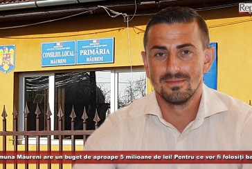 Comuna Măureni are un buget de aproape 5 milioane de lei! Pentru ce vor fi folosiți banii