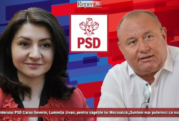 Mesajul liderului PSD Caraș-Severin, Luminița Jivan, pentru săgețile lui Mocioalcă: „Suntem mai puternici ca niciodată!”