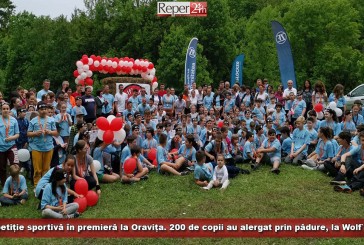 Competiție sportivă în premieră la Oravița. 200 de copii au alergat prin pădure, la Wolf`s Run
