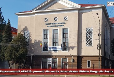 Reprezentanții ARACIS, prezenți din nou la Universitatea Eftimie Murgu din Reșița