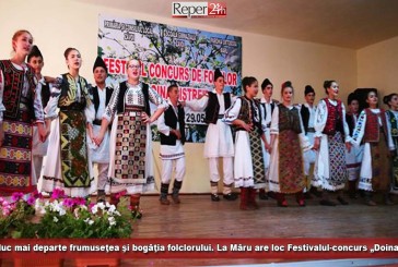Copiii duc mai departe frumuseţea şi bogăţia folclorului. La Măru are loc Festivalul-concurs „Doina Bistrei”