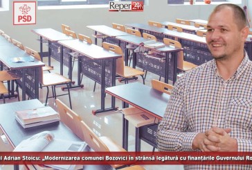 Primarul Adrian Stoicu: „Modernizarea comunei Bozovici în strânsă legătură cu finanțările Guvernului României”