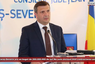 Județul Caraș-Severin are un buget de peste 260 de milioane de lei! Hurduzeu nu exclude însă posibilitatea contractării unui credit!