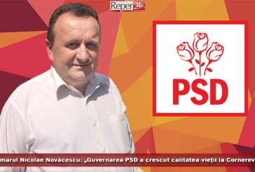 (E) Primarul Nicolae Novăcescu: „Guvernarea PSD a crescut calitatea vieții la Cornereva!”