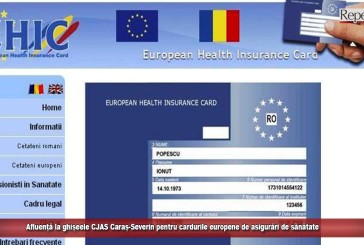Afluență la ghișeele CJAS Caraș-Severin pentru cardurile europene de asigurări de sănătate