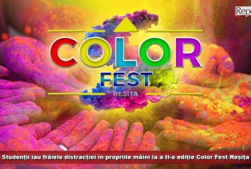 Studenții iau frâiele distracției în propriile mâini la a II-a ediție Color Fest Reșița