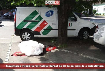 Traversarea străzii i-a fost fatală! Bărbat de 38 de ani ucis de o autoutilitară