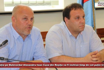 Circulația pe Bulevardul Alexandru Ioan Cuza, închisă timp de cel puțin trei luni! „Îmi cer scuze reșițenilor pentru disconfortul creat”