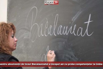 Emoții pentru absolvenții de liceu! Bacalaureatul a început azi cu proba competenţelor la limba română